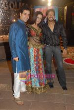 Celina Jaitley, Tusshar Kapoor, Shreyas Talpade at Diwali Celebration in The Club on 27th October 2008 (2).JPG