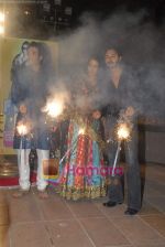 Celina Jaitley, Tusshar Kapoor, Shreyas Talpade at Diwali Celebration in The Club on 27th October 2008 (3).JPG