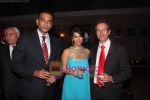 Ravi Shastri,Sophie and Benoit Tiers at Audi R8 car launch Party in Delhi on 12th November 2008.jpg