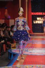 Models Showcasing designs of Manish Arora during Wills Fashion Week on Oct 19, 2008. (4).JPG