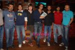 Ehsaan Noorani, Farhan Akhtar, Luke Kenny, Arjun Rampal, Abhishek Kapoor, Purab Kohli, Loy Mendonca at Rock On DVD launch in Hard Rock Cafe on 17th December 2008 (8).JPG