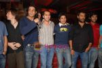 Luke Kenny, Arjun Rampal, Farhan Akhtar, Abhishek Kapoor, Purab Kohli at Rock On DVD launch in Hard Rock Cafe on 17th December 2008 (6).JPG