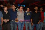 Luke Kenny, Arjun Rampal, Farhan Akhtar, Abhishek Kapoor, Purab Kohli at Rock On DVD launch in Hard Rock Cafe on 17th December 2008 (7).JPG