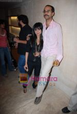 Ira Dubey, Rohan Sippy at the Film President is Coming bash in Salt Water Grill, Bandra on 6th Jan 2009.JPG