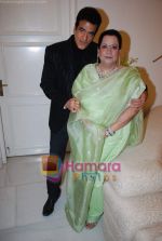 Jeetendra with wife Shobha at the launch of serials Kitani Mohabbat and Bandini on NDTV Imagine in Ekta Kapoor_s Residence on 7th Jan 2009 (3).JPG