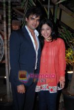 Mohit Malik n Addite Shirwakar at Mohit Mallik bday bash on 12th Jan 2009.jpg