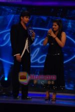 Hussain on the sets of Indian Idol in R K Studios on 24th Jan 2009 (2).JPG