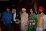 Yash Chopra, Kiran Shantaram, Poonam Dhillon at Bharat Shah_s son wedding in Turf Club on 5th Feb 2009 (68).JPG