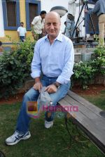 Anupam Kher on the sets of The Desire in Sula Wineyards, Nasik on 8th Feb 2009 (4).JPG