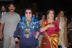 Bappi Lahiri with wife at Ambika Hinduja wedding reception to Raman on 11th Feb 2009 (55).JPG