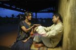 Lara Dutta, Irrfan Khan in the still from movie Billu Barber.jpg