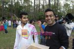 Randeep, Manish on the sets of karma Aur Holi.jpg