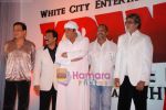 Govind Namdeo, Ranjeet, Nana Patekar, Amitabh Bachchan at the launch of Mehul Kumar_s film Krantiveer in J W Marriott on 27th March 2009 (2).JPG