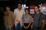Cyrus Broacha, Boman Irani, Soha Ali Khan, Kunal Khemu at 99 Film special screening in Cinemax on 31st Match 2009 (6).JPG