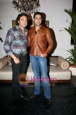 Bobby Deol, Abhishek Bachchan at Tania Deol_s interiors at Good Earth on 4th April 2009 (2).jpg