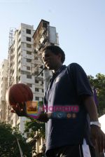 A C Green pose at opening of NBA_s basketball court in Nagpada, Mumbai on 8th April 2009 (10).JPG