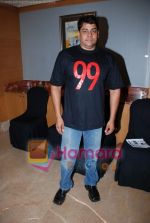 Cyrus Broacha at the Media meet of Mumbai Indians along with the cast and crew of 99 in Taj President on 15th April 2009 (3).JPG