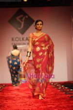 Model walk the ramp for Anjana Bhargava at Kolkata Fashion Week day 3 on 4th April 2009 (17).JPG