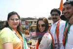 Mahima Chaudhry campaigns for NCP leader Sanjay Patil in Bhandup on 28th April 2009 (7).JPG