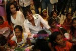 Chunky Pandey, Television Actress Ms. Snigdha with NanhiKalikids at Treasure Jewellery Launch in Mumbai on 9th May 2009-1(5).JPG