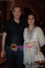niranjan hiranandani with wife kamal at Uppercrust Magazine dinner in ITC Grand Central on 10th May 2009.JPG