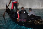 Amitabh Bachchan, Ronit Roy, IIFA Brand Ambassador rides a gandola at The Venetian Macao Resort Hotel in Macau on 8th May 2009.jpg