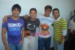Aashish Chaudhry, Shreyas Talpade, Javed Jaffrey, Vatsal Sheth at Paying guests promotions in Cinemax on 23rd June 2009 (11).JPG