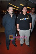 Adnan Sami with his son at Tulsi Kumar_s Love Ho Jaye album launch in Cinemax on 24th June 2009 (3).JPG