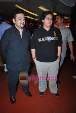 Adnan Sami with his son at Tulsi Kumar_s Love Ho Jaye album launch in Cinemax on 24th June 2009 (4).JPG