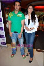 Harmeet with a friend at ICE AGE 2 PREMIERE in Fame, Malad on 1st July 2009.jpg