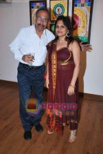 madhusudhan with ananya banerjee at Point of View and Poonam Aggarwal art event in Colaba and Kala Ghoda on 9th July 2009.JPG