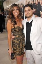 Jamie-Lynn Sigler, Jerry Ferrara at the LA premiere of the six season of ENTOURAGE on July 9, 2009.jpg