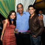 Sheena, Sunil Mittal and Ruslaan at the Music launch of Tere Sang-A Kidult Love Story.jpg