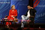 Aamir Khan meets Hillary Clinton in Xaviers College, Mumbai on 18th July 2009 (11).JPG