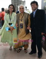 Pandit Jasraj and Durga Jasraj at musicians forum in Bandra Kurla Complex, Mumbai on 9th Aug 2009 (2).jpg