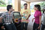 Genelia D Souza, Tusshar Kapoor promote life partner on 12th Aug 2009 (10).jpg