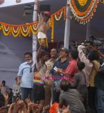Sunny Deol graces Dahi Handi festival in Mumbai on 13th Aug 2009 (2).JPG