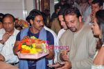 Ajay Devgan, Sanjay Dutt, Mugdha Godse, Bipasha Basu, Fardeen Khan at the Audio Release of All The Best in Siddhivinayak Temple on 6th Sep 2009 (14).jpg