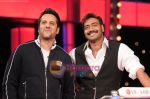 Fardeen and Ajay Devgan at the Grand Finale of 10 Ka Dum on Oct 17, 2009 at 9.00 P.M.Only on Sony Entertainment Television.JPG