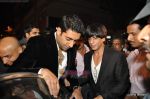 Shahrukh Khan, Abhishek Bachchan at Hrithik Roshan_s birthday bash in Aurus on 10th Jan 2010 (10).JPG