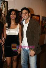 Aryan Vaid, Sandhya Shetty at Art Exhibition in Mumbai on 18th Jan 2010 (17).JPG
