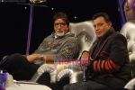 Amitabh Bachchan, Mithun Chakraborty on the sets of Dance India Dance on 25th Jan 2010 (7).JPG