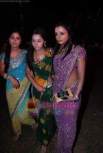 Parul Chauhan, Sara Khan at Behenein serial promotional event with sangeet of character Purva in Taj Land_s End on 2nd Feb 2010 (4).JPG