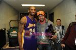 Ranbir Kapoor in New York visiting his athlete friends from the NBA on 22nd Jan 2010.jpg