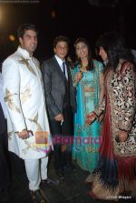 Shahrukh Khan at Dhoot_s son_s wedding in Turf Club on 15th Feb 2010 (2).JPG
