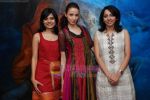Kiran & Meghana with Alecia Raut at the preview of LFW 2010 collection at FUEL, Mumbai on 26th Feb 2010.JPG