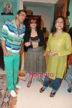 Sarika, Seema Biswas, Javed Jaffery at Smita Thackeray_s film Mahurat Society  in Four Bungalows on 15th March 2010 (2).JPG