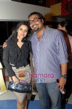 Asin and Anurag at Countdown To Zero premiere hosted by Niret and Nikhil Alva in Fun Cinemas on 17th March 2010.JPG