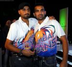 Harbhajan Singh, Zaheer Khan at Mumbai Indians bash in Trident on 5th April 2010 (2).jpg