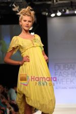 Model walks the ramp for Nisha Sagar in Dubai Fashion Week 2010 on 10th April 2010 (14).JPG